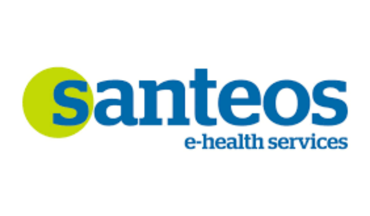 logo de Santeos, une entreprise avec laquelle Laurent Vallée à déja travaillé